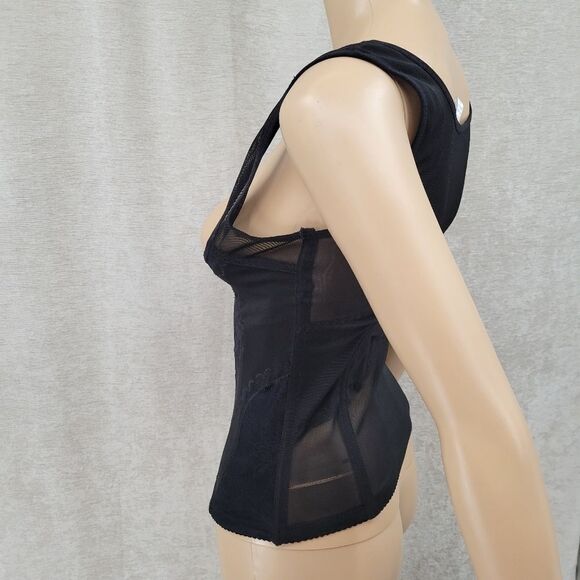 Black Underbust front closure shapewear Women's Size XL - Picture 5 of 14